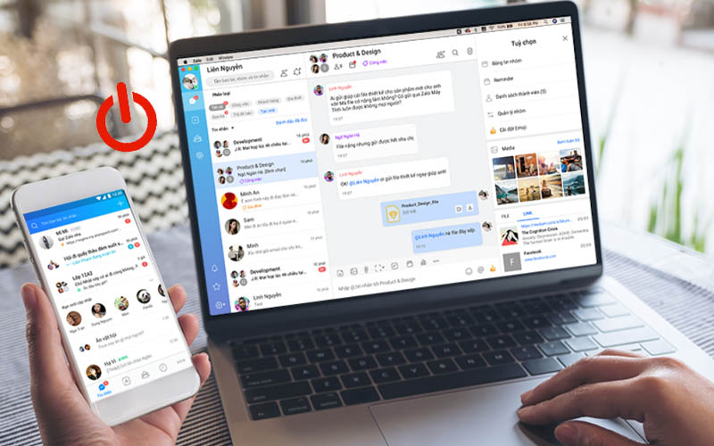  Đăng xuất Zalo trực tiếp trên điện thoại, Zalo Web và Zalo PC