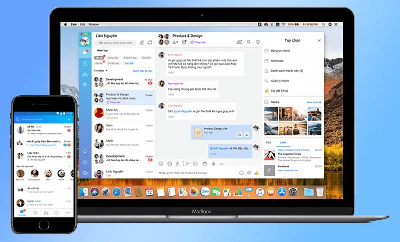 1 Zalo có thể đăng nhập được 2 thiết bị